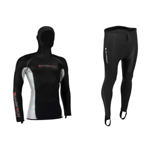 CHILLPROOF LONG SLEEVE HOODED TOP - MENS + CHILLPROOF LONGPANTS - MENS BUNDLE