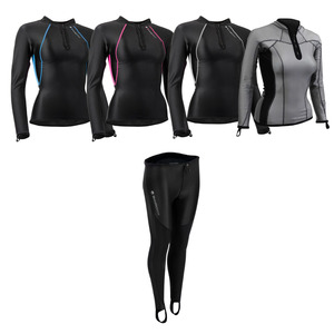 CHILLPROOF LONG SLEEVE CHEST ZIP TOP - WOMENS + CHILLPROOF LONGPANTS - WOMENS