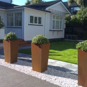 Corten Steel Trough Planters