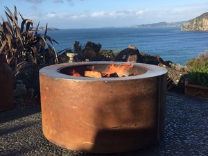 Products: Handcrafted Tuscan Round Fire Pit - Sharp Engineering