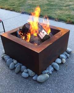Products: Handcrafted Tuscan Square Fire Pit - Sharp Engineering
