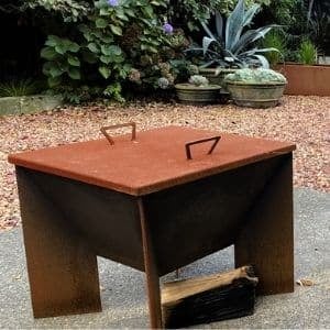 Geometric Fire Pit Table Top Lid - Sharp Engineering