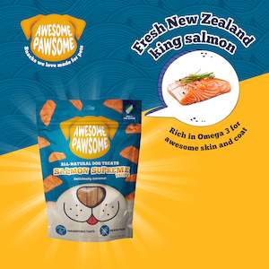 Awesome Pawsome Salmon Supreme Recipe Dog Treats, 85g