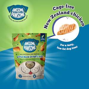 Products: Awesome Pawsome Chicken Dumpling Dog Treats, 85g
