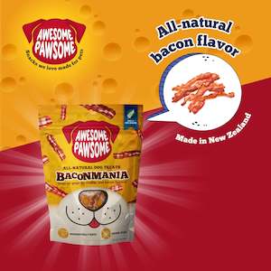 Products: Awesome Pawsome Baconmania Dog Treats, 85g