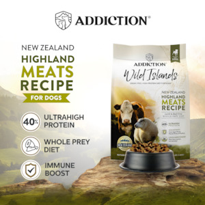 Dog: Addiction Wild Islands Highland Meats - Lamb & Beef Dog Food