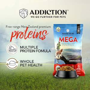 Dog: Addiction Mega Grain Free Large Size Dog Kibble
