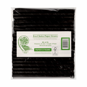 Eco Choice: Paper 10mm Straw