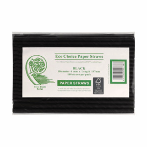 Eco Choice: Paper 6mm Straw