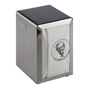 Stainless Tall Fold Side Feed Dispenser