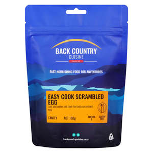 Food Nutrition: Back Country Cuisine Meal Compliments