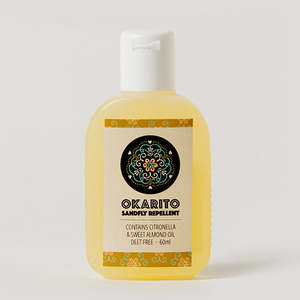 Camp Health Safety: Okarito Sandfly Repellent 60ml Flip Top