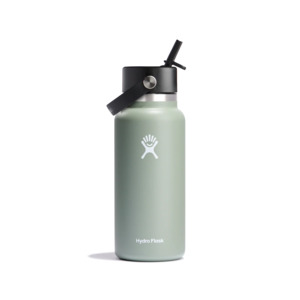 Hydro Flask Wide Mouth with Flex Straw Cap Bottle
