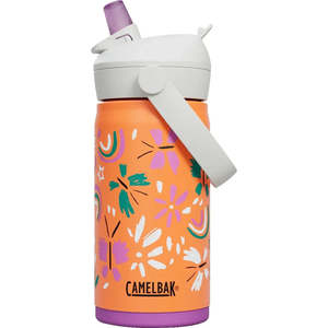 Hiking Hydration: CamelBak Thrive Flip Straw Kids Bottle, Insulated Stainless Steel