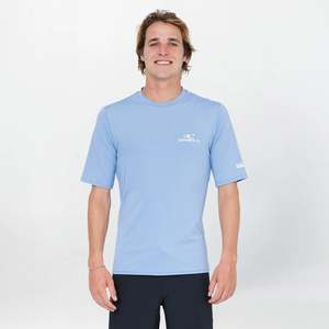 Water Swimwear Accs: O'Neill Mens Clean & Mean Short Sleeve Rash Tee