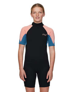 Water Wetsuits: ONeill GIRLS REACTOR 2 BZ SS SPRING 2MM