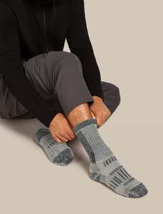Icebreaker Mens Merino Hike+ Mountaineer Mid Calf