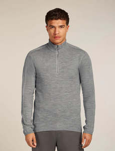 Icebreaker Mens Merino Icebreaker Anniversary Original Long Sleeve Half Zip