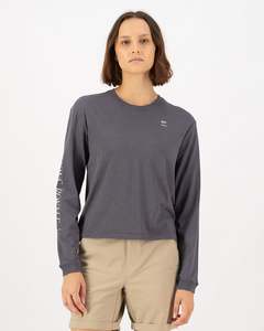 Mons Royale Womens Yonder Merino Organic Cotton Long Sleeve