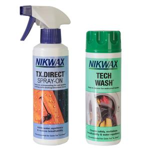 Camp Lighting Tools: Nikwax Tech Wash And Tx Direct Spray-on Package
