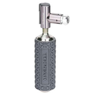 Bike Bike Essentials: Topeak CO2 Airbooster Inflator + 1x Threaded 25g CO2 cartridge