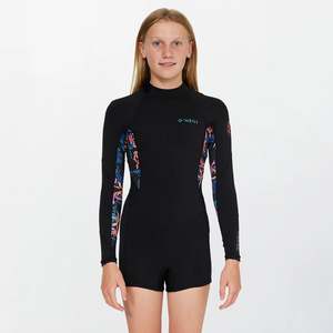 O'Neill Girls Bahia Back Zip Long Sleeve 2mm Mid Spring Suit