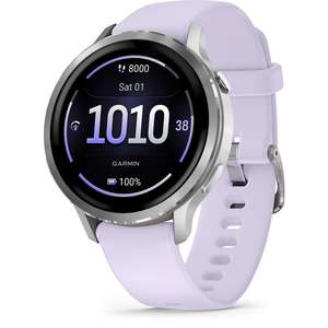 Garmin Venu 4 GPS Watch Silver Bezel