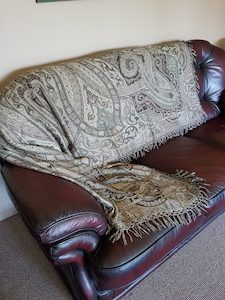 Sofa Throw in Brown - ShawlyNot