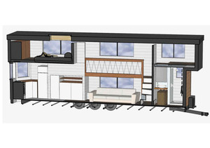 Products: Tiny House Plans : USA HAZEL Shaye's Tiny Homes