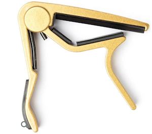 Guitars: Capo GTR Electric Flat Gold