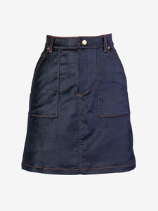 Products: Velvet Skirt - Ink - Shebby