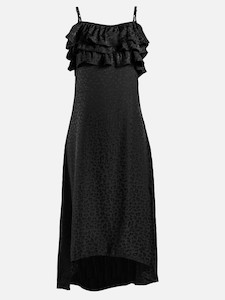 Products: Ruffle Dress - Black - Shebby