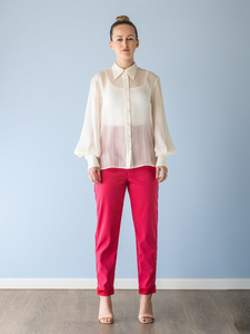 Products: Balloon Sleeve Shirt - Ivory - Shebby