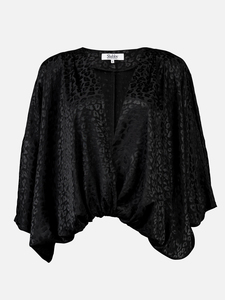 Batwing Top - Black - Shebby