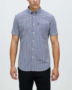 Apparel & Accessories: Ben Sherman Signature Gingham Short Sleeve Shirt