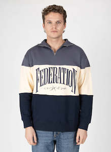 Mens Jersey Hoodie: Federation Tres Zip Classic
