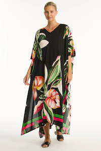 Swim Wear: Sea Level Sundown Maxi Kaftan