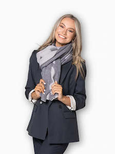 Scarves: Dark Hampton The Sanders Wool Blanket Scarf