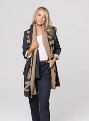 Scarves: Dark Hampton The Ferguson Wool Blanket/Scarf