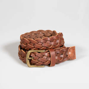 Belts: Parisian Crafted Vintage Plait Belt