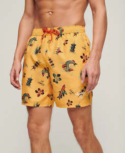 Swim Wear: Superdry Hawaiian Print Swim Short