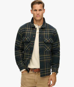 Superdry Surplus Check Quilt Overshirt