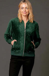 Womens Tops 1: Mi Moso Quilted Bomber Jacket