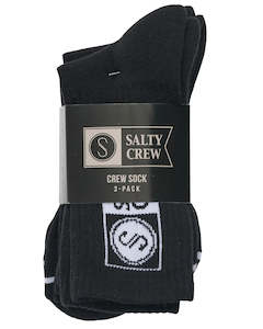 Footwear: Salty Crew Crew Socks 3 Pack