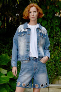 Womans Jersey Hoodie: Coop Diamond Life Jacket