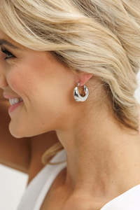 Guess Jewellery: Other Things Ruby Sliver Earrings