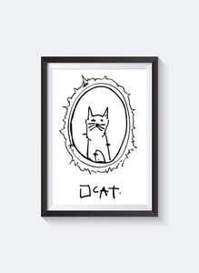 Furniture: Federation Cameo Print Cat or Dog