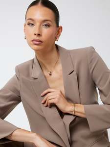 Guess Kalybe 2T Cable Circle Necklace