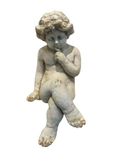 Furniture: Rembrandt Vintage Sitting Cupid