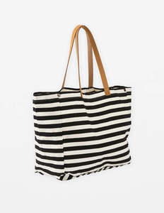 Active Wear: Stella + Gemma Bodrum Tote Black Stripe
